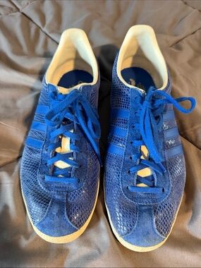 adidas Men's Royal Blue Suede & Mesh Sneakers